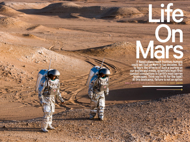 Men's Health December Life On Mars