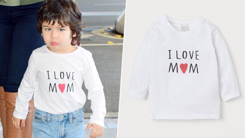 Taimur Ali Khan's 'I Love Mom' T-Shirt Is Worth Less Than 400 Rupees And It's Time To Revamp Your Child's Closet (View Pics)