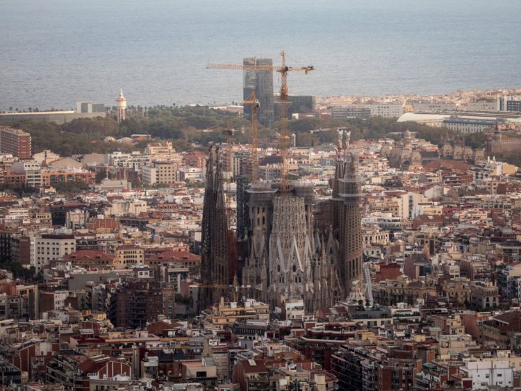 The Sagrada Familia is an iconic building in the city
