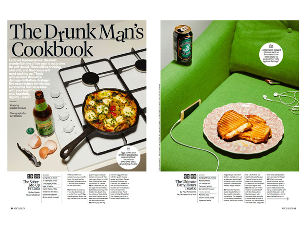 Men's Health Drunk man's cookbook