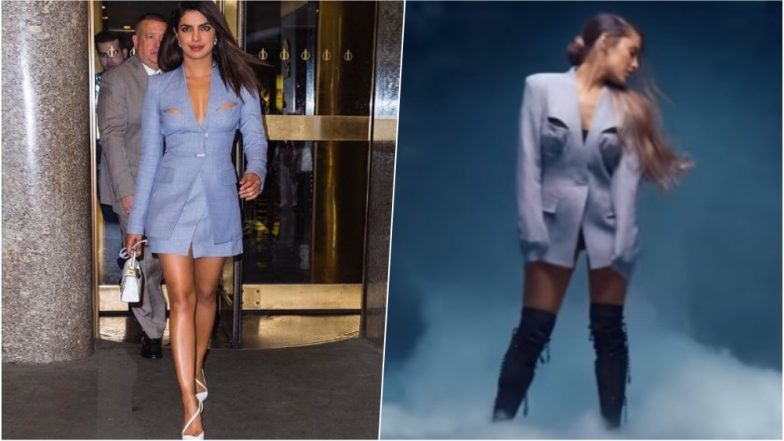 Priyanka Chopra Vs Ariana Grande Fashion Face-Off: Who Slayed the Sexy Dion Lee Cut-Out Blazer Better? (See Pics)