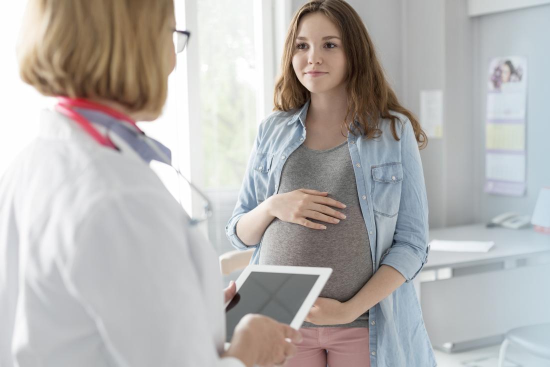 A doctor can explain the risks of an appendectomy during pregnancy.