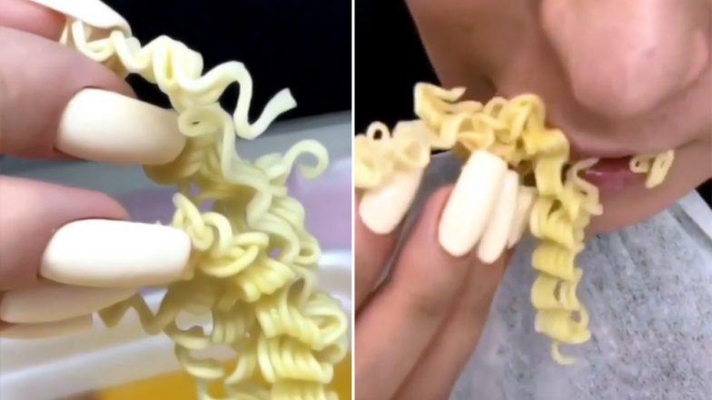 Cooking Ramen Noodles on Nails is The Latest Manicure Trend That’s Making Us Lose Our Appetite