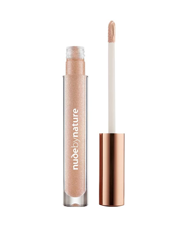Nude by Nature Beach Glow Liquid Highlighter glowing skin