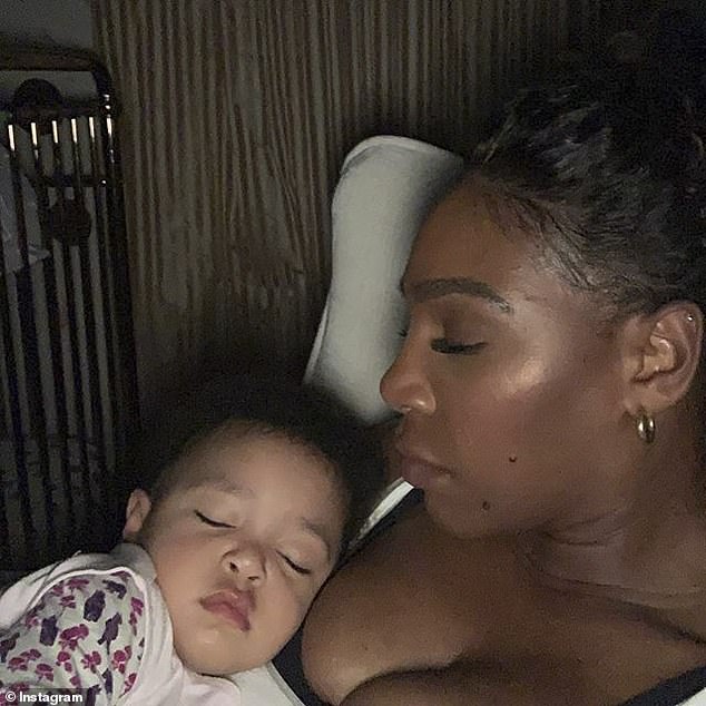 Serena Williams (pictured with her daughter Alexis Olympia), who described her story in an op-ed, said she told the doctors she felt funny. They dismissed her concerns, saying ‘you just had a baby.’ Williams persisted, and it turned out she had a life-threatening pulmonary embolism that she narrowly survived