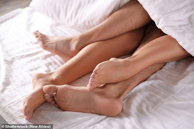 Researchers suggest women who fake orgasms in a bid to turn themselves on may improve their sex lives by making themselves more likely to have real ones (stock image)