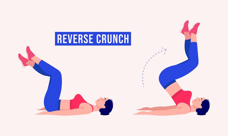 reverse crunch