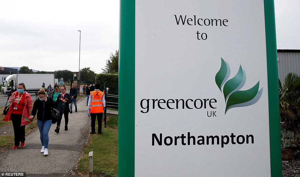 And a Northampton sandwich factory that supplies M&S - where almost 300 workers have tested positive for the coronavirus - was also shut down today. All employees and their households must isolate for two-weeks, or face being fined