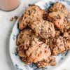 vegan almond chocolate chip cookies